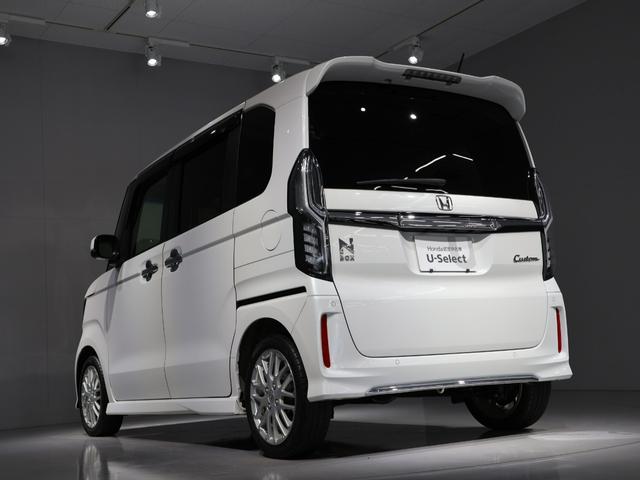 Ｎ－ＢＯＸカスタム Ｌターボ　運転支援機能　衝突軽減ブレーキ　禁煙車　両側電動スライドドア　ＬＥＤヘッドライト　純正ナビ　バックカメラ　Ｂｌｕｅｔｏｏｔｈ接続　ミュージックラック　シートヒーター　ＥＴＣ　地デジチューナー　ＰＳ（76枚目）