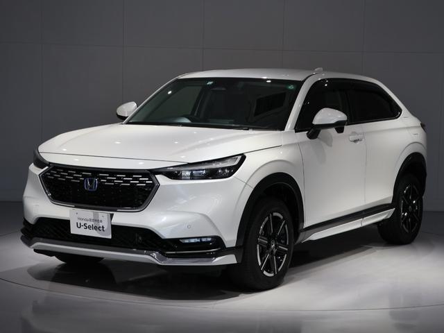 ヴェゼル ｅ：ＨＥＶＸ　運転支援機能　衝突軽減ブレーキ　ＬＥＤヘッドライト　先進ライト　ドライブレコーダ　　　　ＥＴＣ　純正ナビ　バックカメラ　Ｂｌｕｅｔｏｏｔｈ接続　障害物センサー　スマートキー　ワンオーナー車　ＡＡＣ（8枚目）