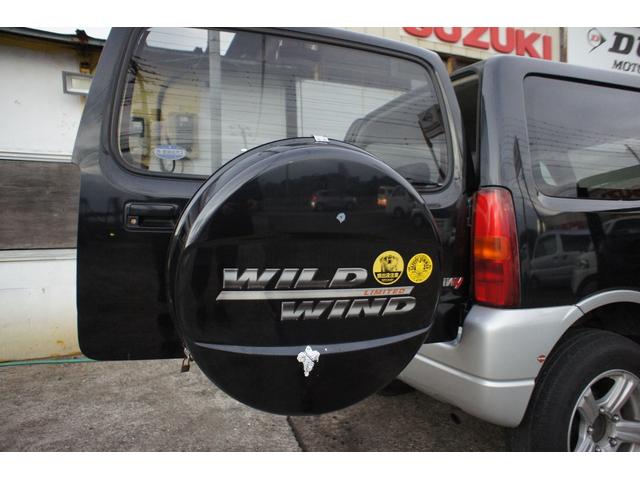 ジムニー 　ワイルドウインド　４ＷＤ　ターボ　フォグランプ　シートヒーター　ミラーヒーター　スペアタイヤカバースズキ純正ハードタイプ　キーレスエントリー　純正アルミホイール１６インチ（31枚目）