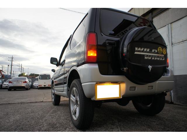 ジムニー 　ワイルドウインド　４ＷＤ　ターボ　フォグランプ　シートヒーター　ミラーヒーター　スペアタイヤカバースズキ純正ハードタイプ　キーレスエントリー　純正アルミホイール１６インチ（63枚目）