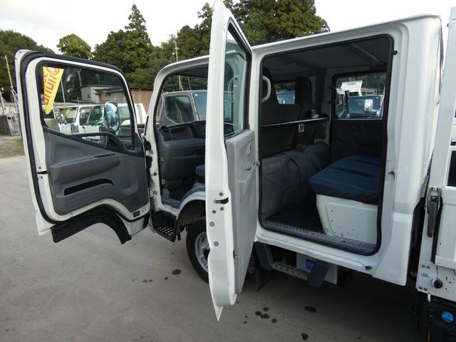 キャンター 1.25トン Wキャブ オートマ 三方開 6人乗り 4ドア パワステ パワーウインドウ 1250KG 251032(11枚目)