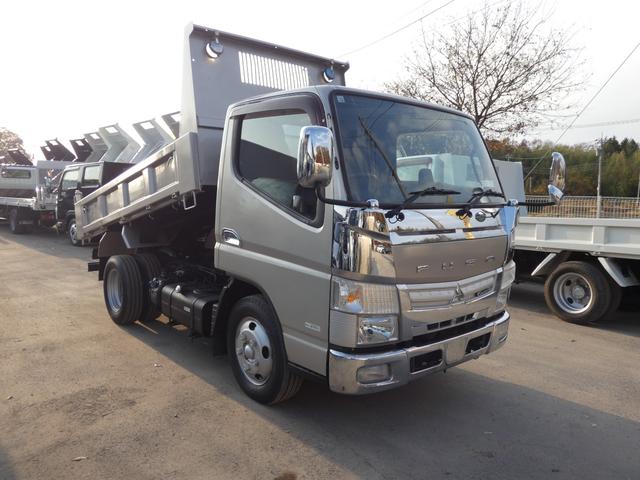 キャンター 3トン ダンプ マニュアル ETC メッキパーツ 電動ミラー 三方開 パワーウインドウ パワーステ ディーゼル ターボ 251135(3枚目)