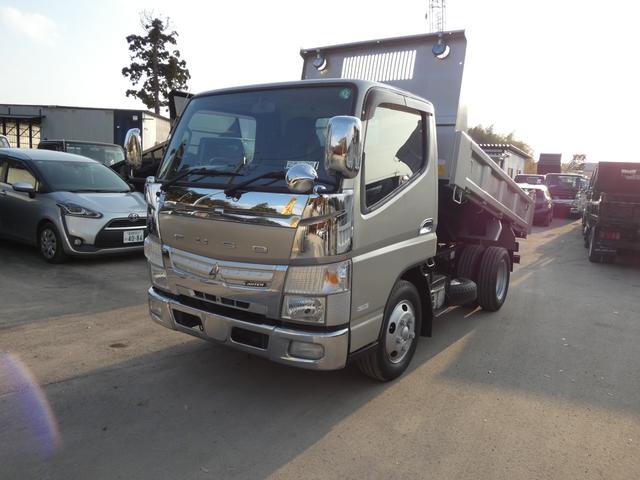 キャンター 3トン ダンプ マニュアル ETC メッキパーツ 電動ミラー 三方開 パワーウインドウ パワーステ ディーゼル ターボ 251135(5枚目)