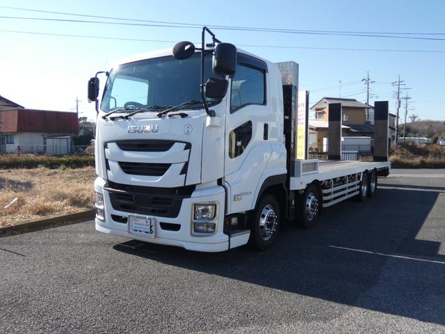 ギガ セルフローダー13500KG 車検付 ハイジャッキ ラジコン付 ETC 7速マニュアルスロープハンガー 251206(4枚目)