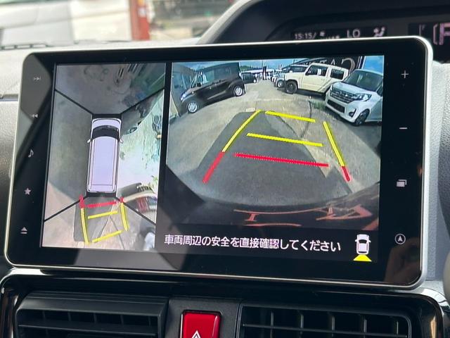 タント カスタムＸ　衝突軽減ブレーキ　両側パワースライドドア　純正ナビ　パノラマモニター　Ｂｌｕｅｔｏｏｔｈ　フルセグ　コーナーセンサー　ＬＥＤヘッドライト　ハーフレザー　アイドリングストップ　スマートキー（9枚目）