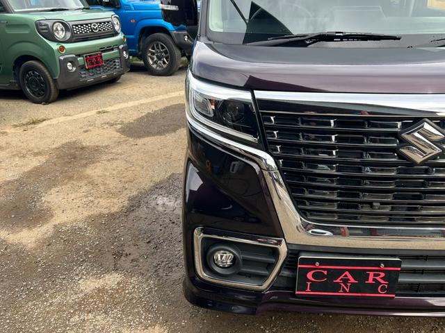 スペーシアカスタム ハイブリッドＧＳ　衝突軽減ブレーキ　アラウンドビューモニター　Ｂｌｕｅｔｏｏｔｈ　アダプティブクルーズコントロール　シートヒーター　ＬＥＤヘッドライト　コーナーセンサー　レーンアシスト　オートライト　社外オーディオ（25枚目）