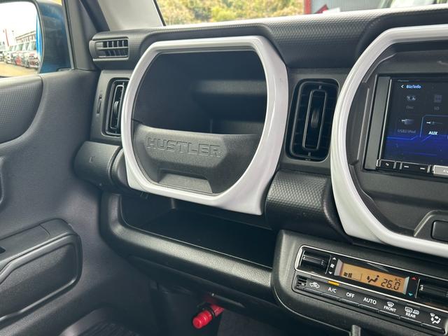 ハスラー ハイブリッドＧ　デュアルカメラブレーキサポート　社外ナビ　バックカメラ　シートヒーター　Ｂｌｕｅｔｏｏｔｈ　コーナーセンサー　レーンアシスト　アイドリングストップ　オートライト　ＥＴＣ　スマートキー　プッシュスタート（31枚目）