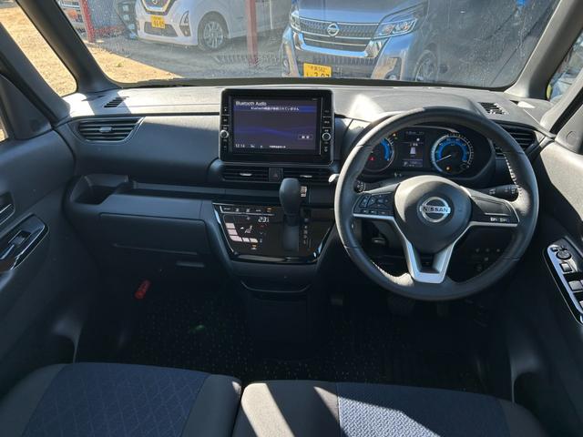 ルークス ハイウェイスター Gターボ エマージェンシーブレーキ 両側パワースライドドア 純正ナビ アラウンドビューモニター Bluetooth フルセグ コーナーセンサー レーンアシスト LEDヘッドライト ETC オートライト(4枚目)