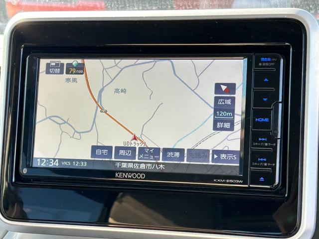 スペーシア ハイブリッドＸ　衝突軽減ブレーキ　両側パワースライドドア　社外ナビ　バックカメラ　Ｂｌｕｅｔｏｏｔｈ　シートヒーター　コーナーセンサー　レーンアシスト　ＥＴＣ　オートライト　スマートキー　プッシュスタート（7枚目）