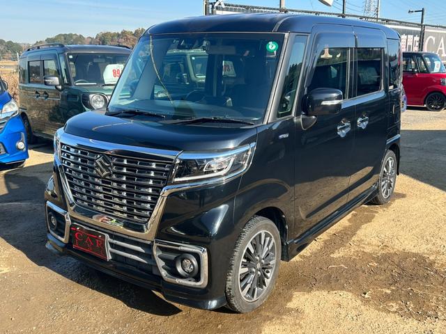 スペーシアカスタム ハイブリッドXS 衝突軽減ブレーキ 両側パワースライドドア シートヒーター ナビ Bluetooth LEDヘッドライト フルセグ コーナーセンサー オートライト アイドリングストップ スマートキー プッシュスタート(15枚目)