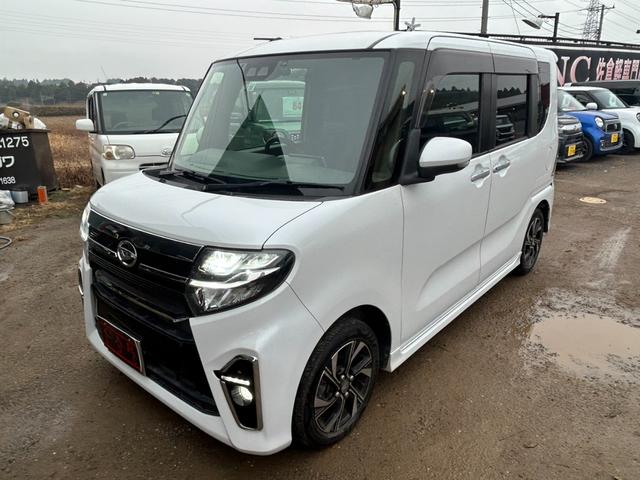 タント カスタムＸ　衝突被害軽減ブレーキ　ワンオーナー　両側パワースライドドア　ハーフレザーシート　レーンキープアシスト　コーナーセンサー　アイドリングストップ　プッシュスタート　ＬＥＤオートライト　純正ＳＤナビ　ＢＴ（16枚目）