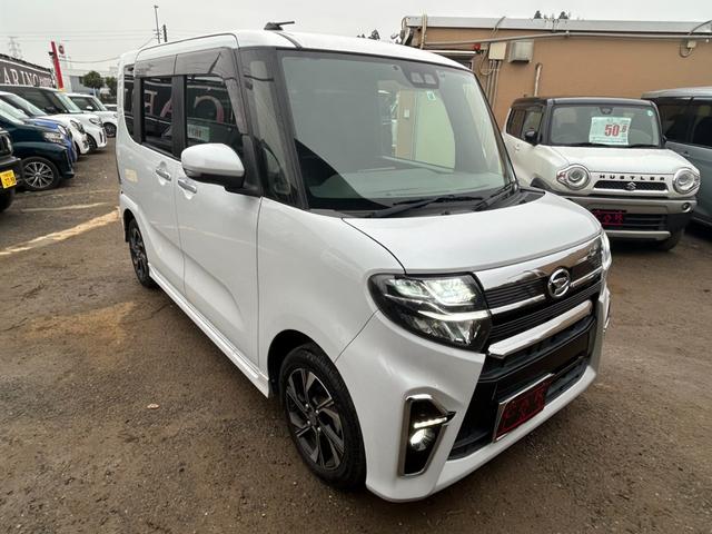 タント カスタムＸ　衝突被害軽減ブレーキ　ワンオーナー　両側パワースライドドア　ハーフレザーシート　レーンキープアシスト　コーナーセンサー　アイドリングストップ　プッシュスタート　ＬＥＤオートライト　純正ＳＤナビ　ＢＴ（22枚目）