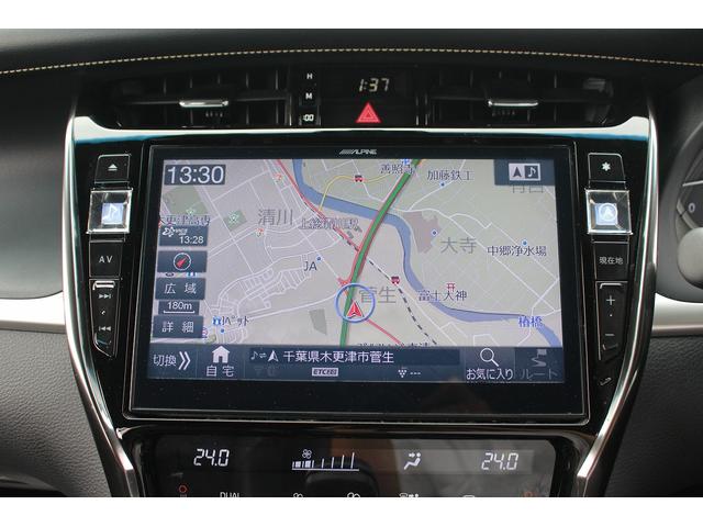 ハリアー エレガンス　後期型／ＡＬＰＩＮＥ１０型ナビ／バックカメラ／地上デジタル放送／ＥＴＣ／レーダークルーズコントロール／ハーフレザーシート／プッシュスタート／電動格納ミラー／衝突軽減ブレーキ／（3枚目）