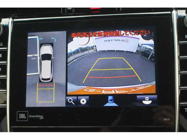 ハリアーハイブリッド プレミアム アドバンスドパッケージ JBLサウンド メーカーナビ フルセグTV 禁煙車 ETC レーダークルーズコントロール パワーバックドア シートヒーター LEDヘッドライト Bluetooth接続 プッシュスタート(3枚目)