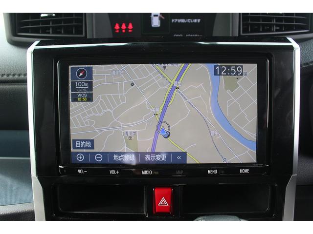 ルーミー カスタムG-T 純正ナビ 禁煙車 フルセグTV スマートキー プッシュスタート LEDヘッドライト LEDフォグランプ ETC2.0 衝突軽減ブレーキ レーダークルーズコントロール 電動格納ミラー(3枚目)