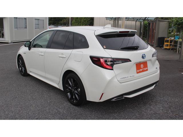 カローラツーリング ハイブリッド ダブルバイビー 純正ディスプレイオーディオ 禁煙車 地上デジタル放送 バックカメラ ハーフレザーシート LEDヘッドライト ETC レーダークルーズコントロール プッシュスタート 純正アルミホイール(13枚目)