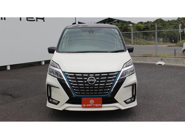 セレナ e-パワー ハイウェイスターG 純正10型ナビ 禁煙車 フルセグ アラウンドビューモニターカメラ プロパイロット 両側電動スライドドア インテリジェントルームミラー ブラック合革シート 電動パーキングブレーキ(8枚目)