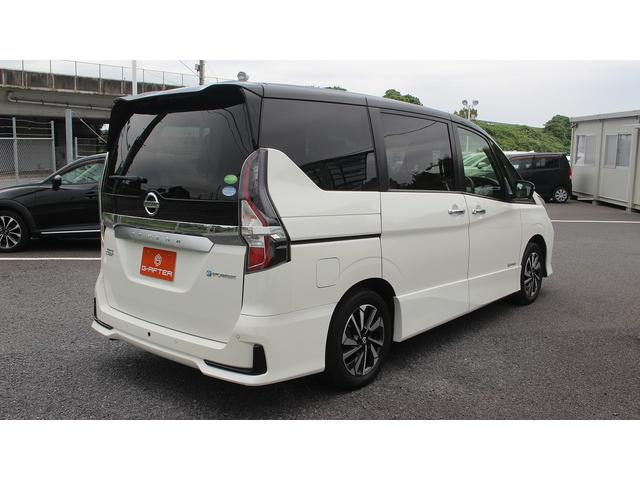 セレナ e-パワー ハイウェイスターG 純正10型ナビ 禁煙車 フルセグ アラウンドビューモニターカメラ プロパイロット 両側電動スライドドア インテリジェントルームミラー ブラック合革シート 電動パーキングブレーキ(11枚目)