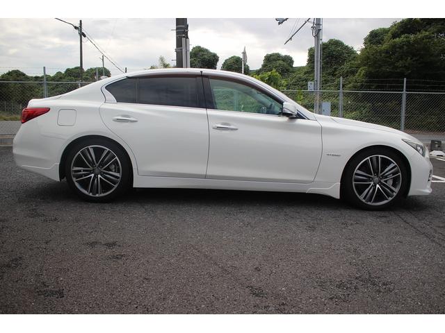 スカイライン 350GT ハイブリッド タイプSP 純正ナビ 禁煙車 アラウンドビューモニター フルセグ ベージュ本革電動シート シートヒーター LEDヘッド ETC クルーズコントロール 純正19インチアルミホイール クリアランスソナー(11枚目)