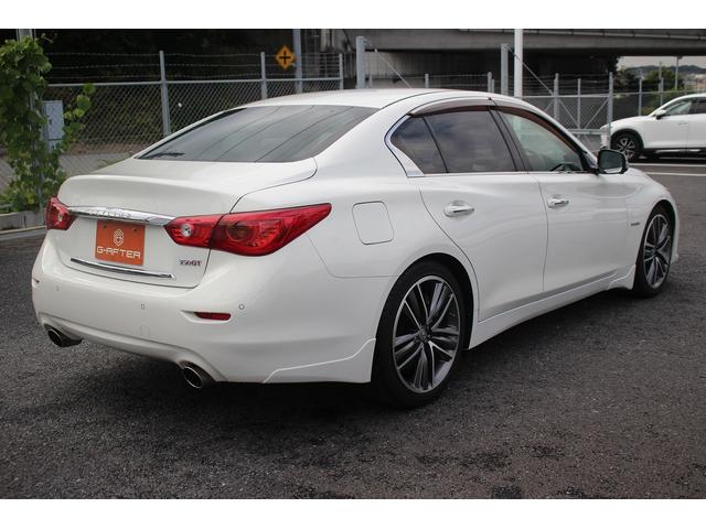 スカイライン 350GT ハイブリッド タイプSP 純正ナビ 禁煙車 アラウンドビューモニター フルセグ ベージュ本革電動シート シートヒーター LEDヘッド ETC クルーズコントロール 純正19インチアルミホイール クリアランスソナー(12枚目)