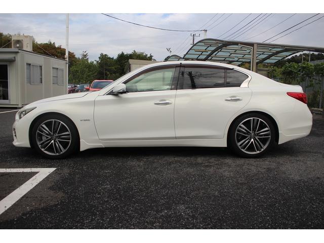 スカイライン 350GT ハイブリッド タイプSP 純正ナビ 禁煙車 アラウンドビューモニター フルセグ ベージュ本革電動シート シートヒーター LEDヘッド ETC クルーズコントロール 純正19インチアルミホイール クリアランスソナー(15枚目)