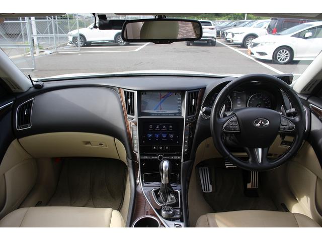 スカイライン 350GT ハイブリッド タイプSP 純正ナビ 禁煙車 アラウンドビューモニター フルセグ ベージュ本革電動シート シートヒーター LEDヘッド ETC クルーズコントロール 純正19インチアルミホイール クリアランスソナー(48枚目)