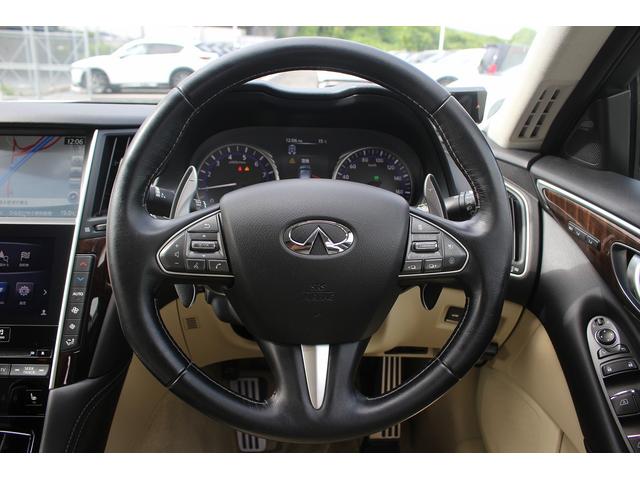 スカイライン 350GT ハイブリッド タイプSP 純正ナビ 禁煙車 アラウンドビューモニター フルセグ ベージュ本革電動シート シートヒーター LEDヘッド ETC クルーズコントロール 純正19インチアルミホイール クリアランスソナー(49枚目)