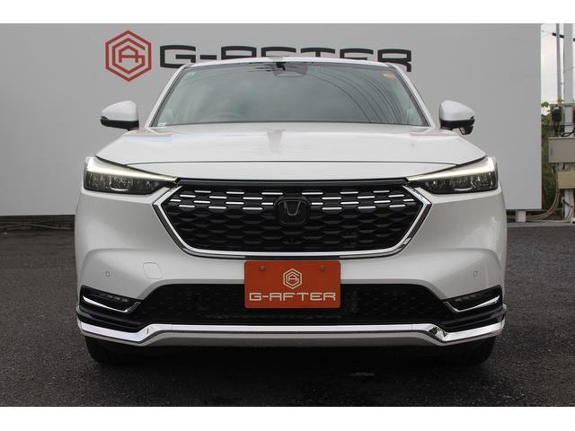 ヴェゼル e:HEV Z 純正フルエアロ 禁煙車 オプショングリル 純正9型ナビ フルセグ LEDヘッドライト 360°カメラ 黒半革シート ETC ハンドルヒーター シートヒーター 電動バックドア クルーズコントロール(9枚目)