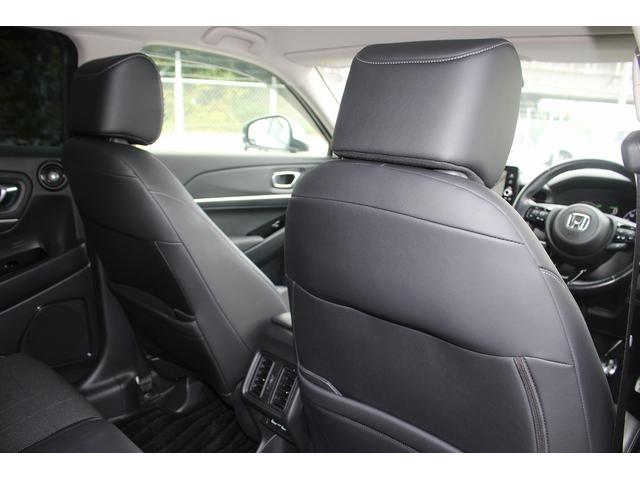 ヴェゼル e:HEV Z 純正フルエアロ 禁煙車 オプショングリル 純正9型ナビ フルセグ LEDヘッドライト 360°カメラ 黒半革シート ETC ハンドルヒーター シートヒーター 電動バックドア クルーズコントロール(35枚目)