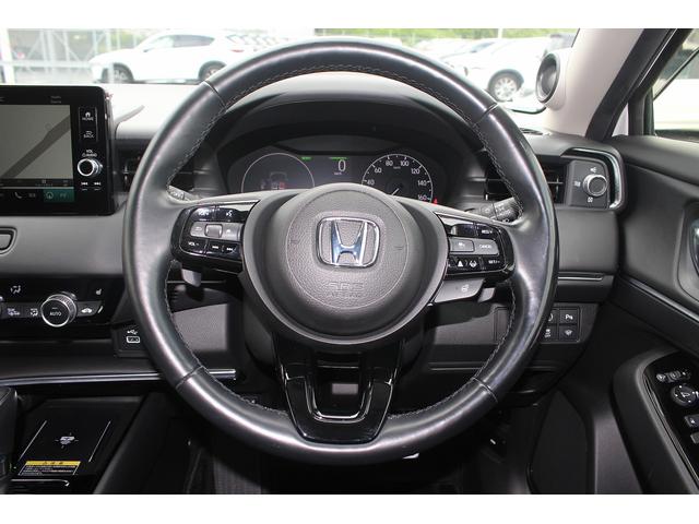 ヴェゼル e:HEV Z 純正フルエアロ 禁煙車 オプショングリル 純正9型ナビ フルセグ LEDヘッドライト 360°カメラ 黒半革シート ETC ハンドルヒーター シートヒーター 電動バックドア クルーズコントロール(50枚目)