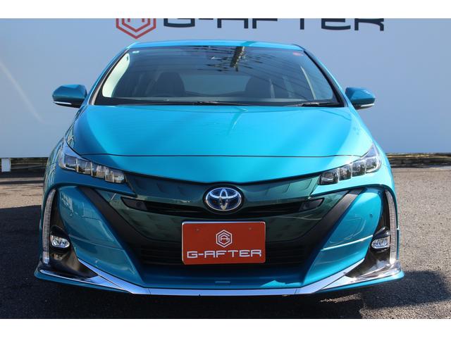 プリウスPHV Aプレミアム モデリスタエアロ 純正11.6型ナビ 禁煙車 バックカメラ フルセグTV 温熱黒革シート ETC ハンドルヒーター 衝突軽減システム 電動シート ブラインドスポットモニター クルーズコントロール(3枚目)
