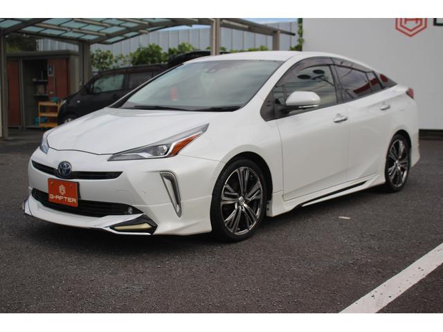 プリウス Aツーリングセレクション 後期型 禁煙車 フルエアロ 純正8型ディスプレイオーディオ 360°カメラ フルセグTV 温熱黒革シート ETC クルーズコントロール LEDヘッドライト 自動駐車システム ブラインドスポットモニター(15枚目)