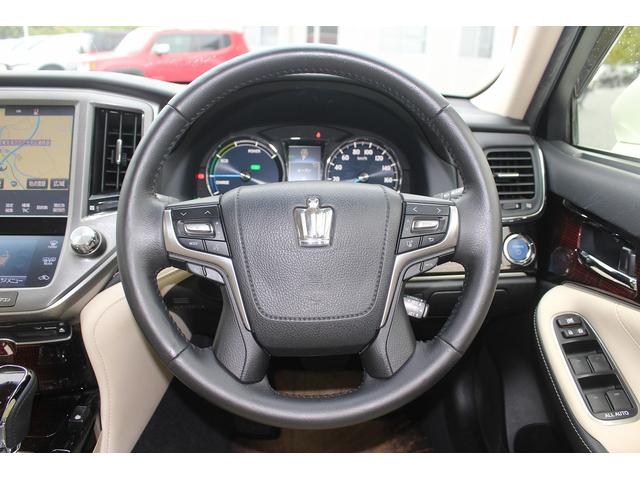 クラウンハイブリッド ロイヤルサルーン 純正ナビ フルセグTV 禁煙車 バックカメラ ETC LEDヘッドライト パワーシート シートヒーター スマートキー プッシュスタート 電動格納ミラー Bluetooth接続(54枚目)