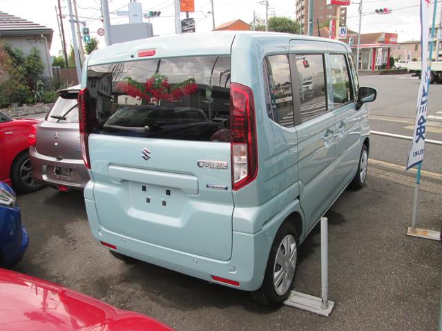 スペーシア ＨＹＢＲＩＤ　Ｇ　デモカーＵＰ禁煙車　ＬＥＤライト　衝突被害軽減システム　衝突安全ボディ　パーキングセンサー　後席両側スライドドア　オートライト　盗難防止システム　電動格納ミラー　運転席エアバッグ　助手席エアバッグ　サイドエアバッグ（17枚目）