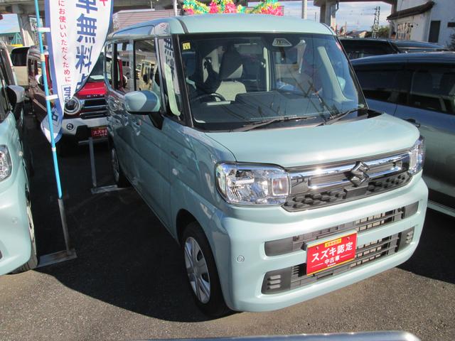 スペーシア ＨＹＢＲＩＤ　Ｇ　デモカーＵＰ禁煙車　ＬＥＤライト　衝突被害軽減システム　衝突安全ボディ　パーキングセンサー　後席両側スライドドア　オートライト　盗難防止システム　電動格納ミラー　運転席エアバッグ　助手席エアバッグ　サイドエアバッグ（20枚目）