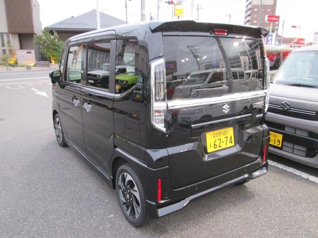 スペーシアカスタム カスタム　ＨＹＢＲＩＤ　ＸＳ　禁煙元試乗車　ナビ全方位カメラ　９インチフルセグナビ　全方位カメラ　後席両側電動スライドドア　ＬＥＤヘッドライト　フォグランプ　衝突被害軽減ブレーキ　リヤパーキングセンサー　フルエアロ　アルミホイール　電動パーキング（2枚目）