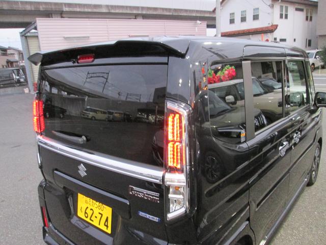 スペーシアカスタム カスタム　ＨＹＢＲＩＤ　ＸＳ　禁煙元試乗車　ナビ全方位カメラ　９インチフルセグナビ　全方位カメラ　後席両側電動スライドドア　ＬＥＤヘッドライト　フォグランプ　衝突被害軽減ブレーキ　リヤパーキングセンサー　フルエアロ　アルミホイール　電動パーキング（30枚目）