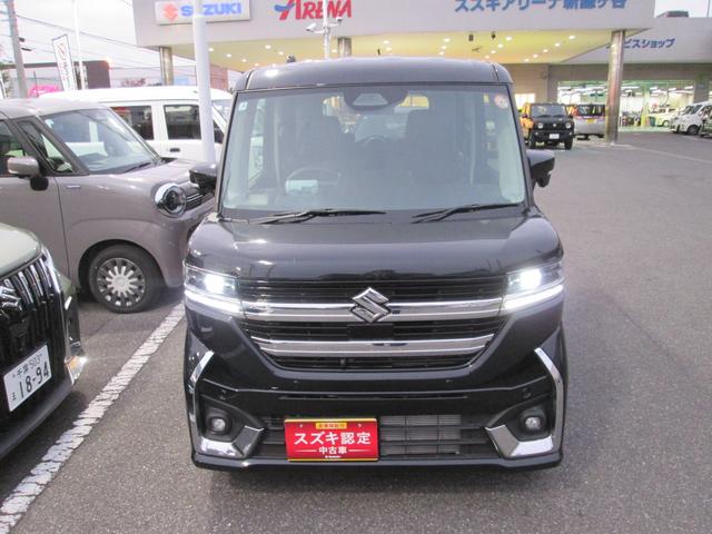 スペーシアカスタム カスタム　ＨＹＢＲＩＤ　ＸＳ　禁煙元試乗車　ナビ全方位カメラ　９インチフルセグナビ　全方位カメラ　後席両側電動スライドドア　ＬＥＤヘッドライト　フォグランプ　衝突被害軽減ブレーキ　リヤパーキングセンサー　フルエアロ　アルミホイール　電動パーキング（32枚目）