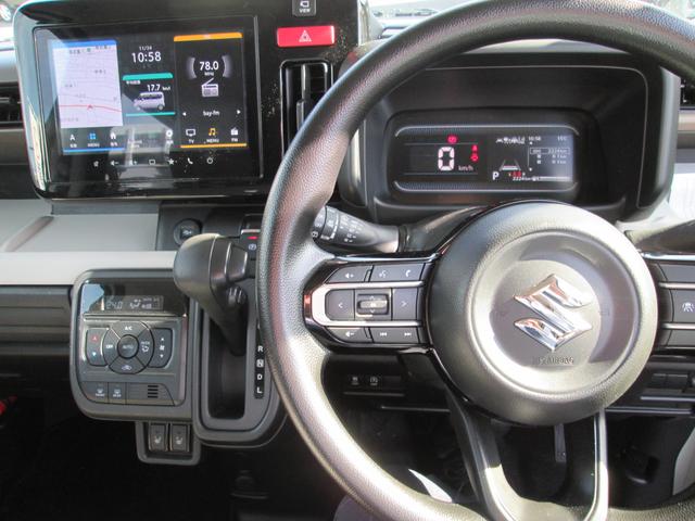 スペーシア ＨＹＢＲＩＤ　Ｘ　禁煙元試乗車　ナビ全方位カメラ　９インチナビ全方位カメラ　両側電動スライドドア　ＬＥＤヘッドライト　フロントドアプレミアムＵＶＩＲカットガラス　スリムサーキュレーター　ロールサンシェード　衝突被害軽減ブレーキ　後部パーキングセンサー（5枚目）