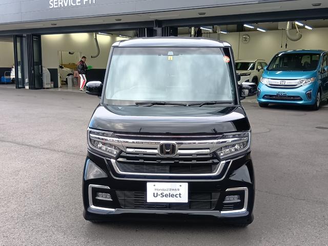 Ｎ－ＢＯＸカスタム Ｌ　ワンオーナー　ナビ　ＴＶ　Ｒカメラ　両側電動スライドドア　両席電動スライドドア　１オーナー　サイドエアバッグ　点検記録簿　キーフリーシステム　ＬＥＤライト　リアカメ　ＡＣ　ＥＴＣ　横滑り防止　ＡＢＳ（5枚目）