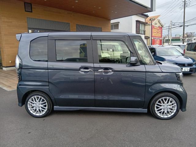 N-BOXカスタム Lターボ 地デジチューナー LEDヘッドライ 1オーナー ターボエンジン PS カーテンエアバック シートヒータ エアバック スマートキープッシュスタート AAC ABS バックカメラ付き ESC DVD再生可(6枚目)