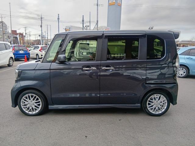 N-BOXカスタム Lターボ 地デジチューナー LEDヘッドライ 1オーナー ターボエンジン PS カーテンエアバック シートヒータ エアバック スマートキープッシュスタート AAC ABS バックカメラ付き ESC DVD再生可(7枚目)