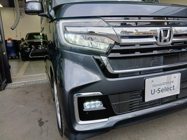 N-BOXカスタム Lターボ 地デジチューナー LEDヘッドライ 1オーナー ターボエンジン PS カーテンエアバック シートヒータ エアバック スマートキープッシュスタート AAC ABS バックカメラ付き ESC DVD再生可(22枚目)