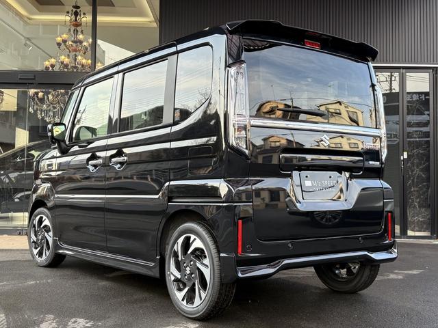 スペーシアカスタム ハイブリッドＸＳターボ　ハイブリッドＸＳターボ（４名）届出済未使用車　全方位モニター付きメモリーナビゲーション　　スズキコネクト対応通信機装着車　後席両側パワースライドドア　フロント両席シートヒーター　９インチフルセグＴＶ（15枚目）