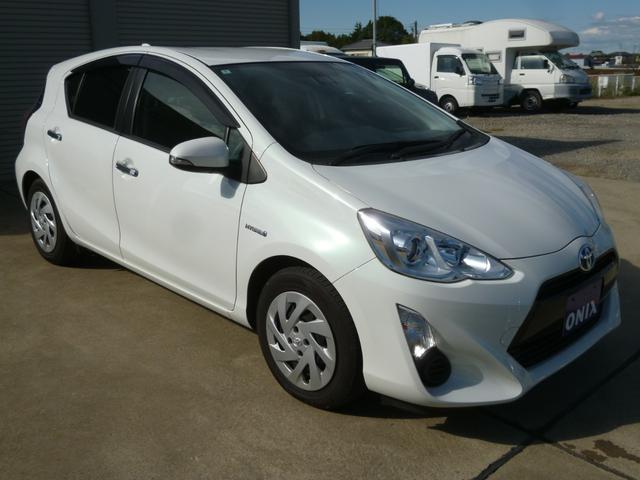 アクア Sスタイルブラック ワンオーナー 衝突被害軽減ブレーキ 純正ナビ テレビ バックカメラ 前後ドライブレコーダー ETC(2枚目)