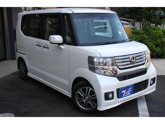 Ｎ－ＢＯＸ＋カスタム Ｇ・ターボＡパッケージ　禁煙／ＡＬＰＡＩＮ８インチＳＤナビ／両側電動スライド／衝突軽減ブレーキ／オートクルーズ／バックカメラ／Ｂｌｕｅｔｏｏｔｈ／ミュージックサーバー／ＵＳＢ／ＨＩＤライト／フロントフォグ／純正１４インチＡＷ（21枚目）