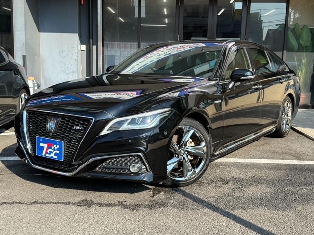クラウンハイブリッド ＲＳアドバンス　２．５Ｌ／色替え車両／禁煙車／セーフティパッケージ／レーダークルーズ／障害物センサー／ステアリング＆シートヒーター／純正ナビ／ドラレコ／ハーフレザー／ブラインドスポット／フルセグ視聴／１００電源（10枚目）
