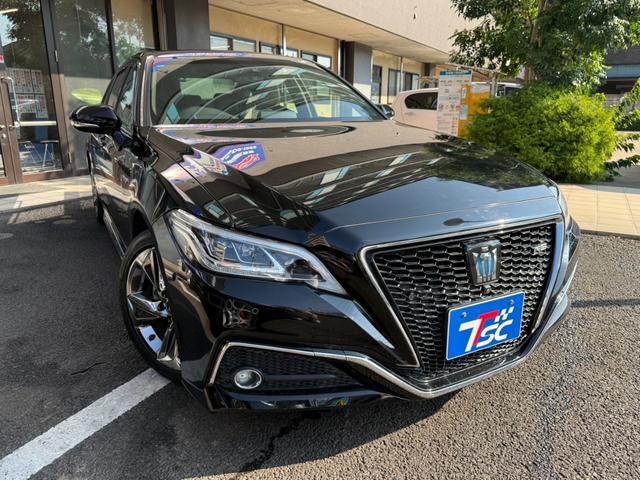 クラウンハイブリッド ＲＳアドバンス　２．５Ｌ／色替え車両／禁煙車／セーフティパッケージ／レーダークルーズ／障害物センサー／ステアリング＆シートヒーター／純正ナビ／ドラレコ／ハーフレザー／ブラインドスポット／フルセグ視聴／１００電源（12枚目）