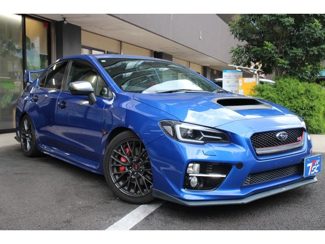 ＷＲＸ ＳＴＩ ＳＴＩ　大型リアスポイラー／ＳＴＩエアロ／ＢＬＩＴＺ車高調／柿本マフラー／社外ヘッドライト・テールライト／８インチナビ／バックカメラ／ドライブレコーダー／純正１８インチアルミホイール／ＥＴＣ（18枚目）