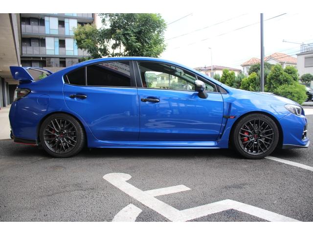 ＷＲＸ ＳＴＩ ＳＴＩ　大型リアスポイラー／ＳＴＩエアロ／ＢＬＩＴＺ車高調／柿本マフラー／社外ヘッドライト・テールライト／８インチナビ／バックカメラ／ドライブレコーダー／純正１８インチアルミホイール／ＥＴＣ（19枚目）
